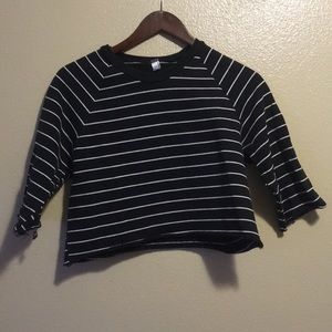Women’s American Apparel small crop top sweater